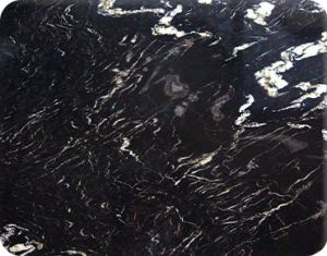 Titanium Black Granite Slab