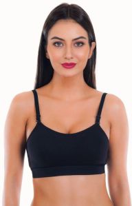 sona 016 women cotton seamless non padded t-shirt sports bra