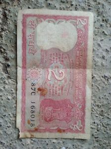 Two Rupees old note