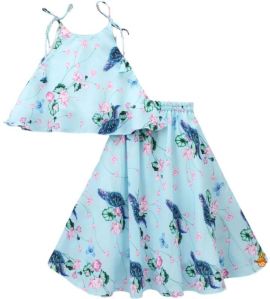 lh-10 girl sky blue dress