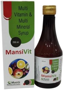 Multi vitamin & multi mineral syrup syrup