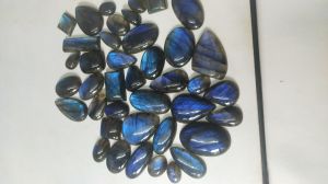 natural blue labradorite cabochon gemsstone