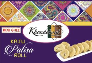 Kaju Patisa Roll (Desi Ghee)