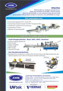 Flat lamination line