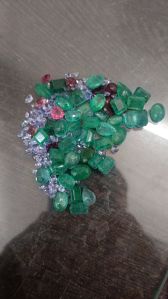 red and green synthetic fashion stones price $73