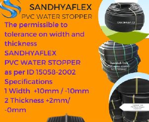 Application SANDHYAFELX PVC Water Stopper