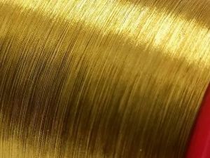 Golden Plain Real Zari Thread