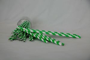 6mm Standard Size Paper Drinking Straws