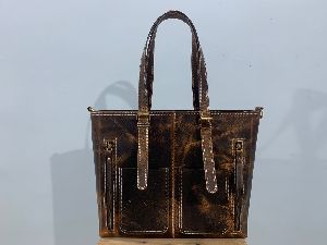 Ladies Leather Tote Bag