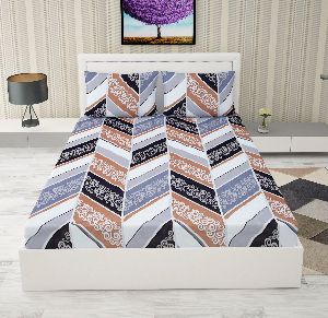 Chevron Motif Polyester Bedsheets