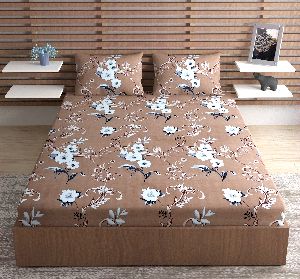 Florina Fawn Polyester Bedsheets