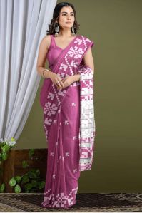 Pure Khadi Cotton Saree