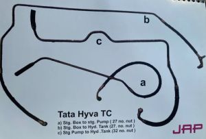 Tata Hyva TC Power Steering Hose Pipe