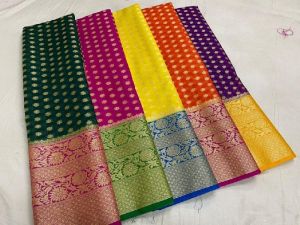 Semi Georgette silk saree