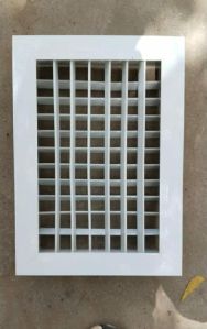 Aluminum Double louver Grill powder coated