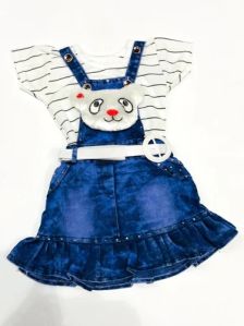 Girls Dungaree Set