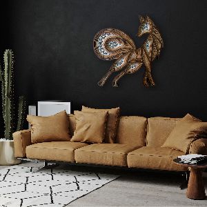 Fox Layered Wall Decor