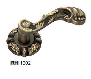 Brass Rose Door Handles