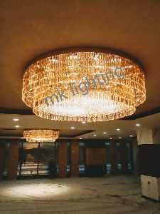 Circular chandelier