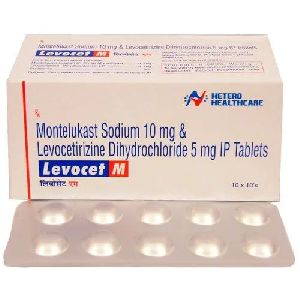 Montelukast Sodium 10mg + Levocetirizine 5mg Tablet