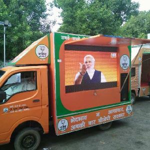 outdoor Advertising Led Mobile Screen Van On Hire