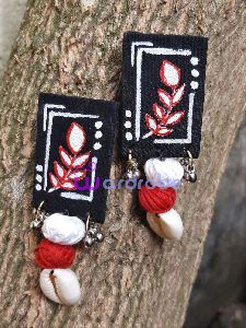 Fabric Earring