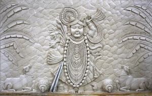 shreenathji wall mural