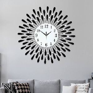 Analog Acrylic Metal Wall Clock