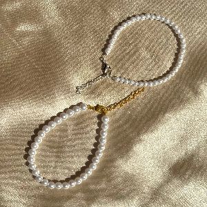 Silver Plated Pearl Bracelet