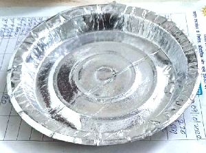8 Silver paper plates
