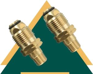 Brass Swivel Cylinder Adapter