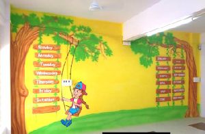 School Wall Painting