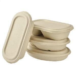 500 ml Oval Compostable Container
