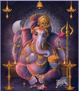 P-12_Ganesh 16 in X 24 in