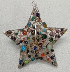 Beaded Star Hanging