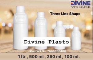 3 line shape Pesticides bottle indore