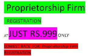 Sole Proprietorship Registration