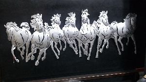 Silver 7 Horse panel