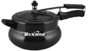 Rexona 8 Liter Wide Hard Anodized Inner Lid Handi Aluminium Pressure Cooker