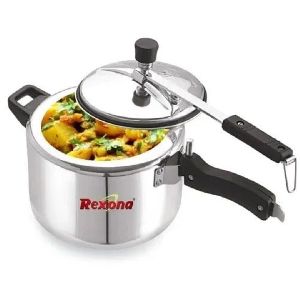 Rexona 8 LIter Wide Inner Lid Aluminium Pressure Cooker