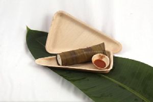 Triangle Areca Leaf Tray