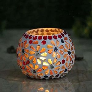 Mosaic Candle Holder