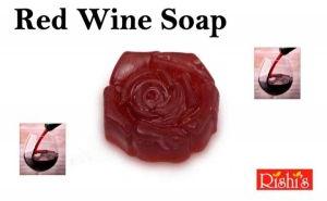 RISHI Red wine soap