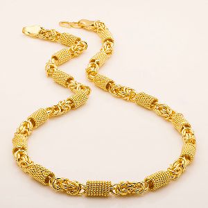 Designer Gold Plated Chain Necklace