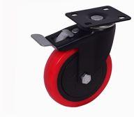 Heavy Duty 100x25 Mm Single Wheel Castor with lock