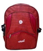 School bag red colour