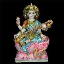 Sarswati marble murti