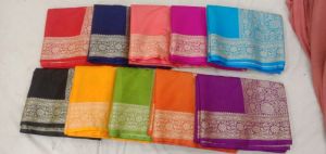 Plain Silk Saree