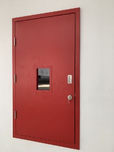 steel fire duct door