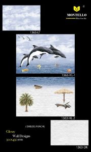 300x450 mm Poster & Dolphin Series Wall Tiles